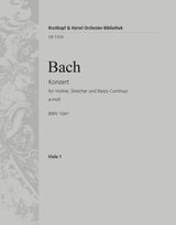 Bach: Violin Concerto in A Minor, BWV 1041