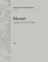 Mozart: Andante in C Major, K. 315 (285e)