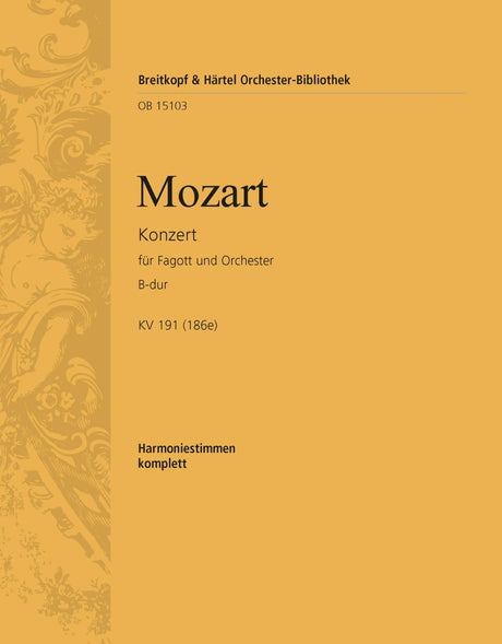 Mozart: Bassoon Concerto in B-flat Major, K. 191 (186e)