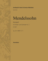 Mendelssohn: Piano Concerto No. 2 in D Minor, MWV O 11, Op. 40