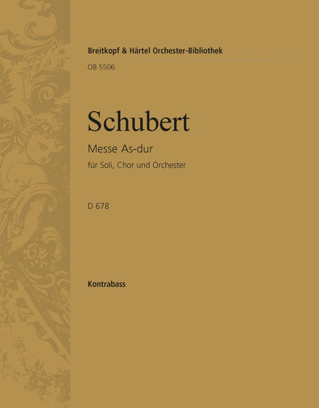 Schubert: Mass in A-flat Major, D 678