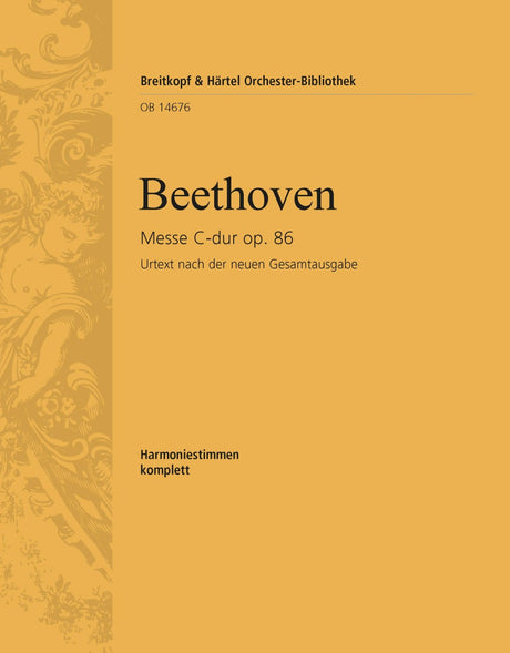 Beethoven: Mass in C Major, Op. 86