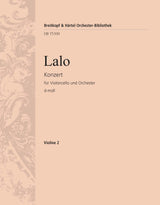 Lalo: Cello Concerto in D Minor