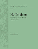 Hoffmeister: Double Bass Concerto "No. 1"