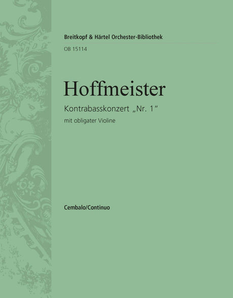 Hoffmeister: Double Bass Concerto "No. 1"