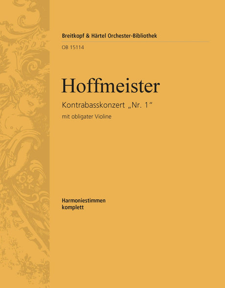 Hoffmeister: Double Bass Concerto "No. 1"