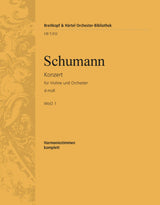 Schumann: Violin Concerto in D Minor, WoO 1