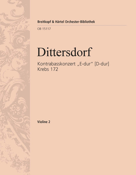 Dittersdorf: Double Bass Concerto in "E Major", Krebs 172