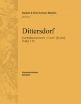 Dittersdorf: Double Bass Concerto in "E Major", Krebs 172