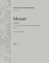 Mozart: Horn Concerto No. 1 in D Major, K. 412/514 (386b)