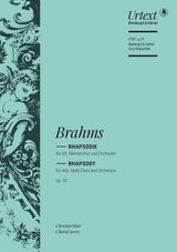 Brahms: Rhapsody, Op. 53