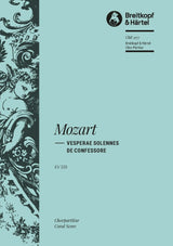 Mozart: Vesperae solennes de confessore, K. 339