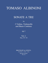 Albinoni: Trio Sonatas, Op. 1, Nos. 4-6