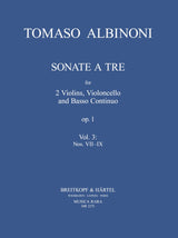 Albinoni: Trio Sonatas, Op. 1, Nos. 7-9