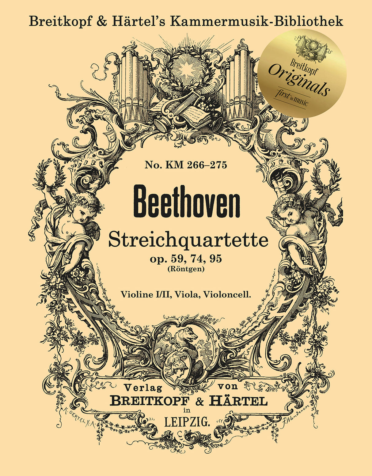 Beethoven: String Quartets, Opp. 59, 74 & 95