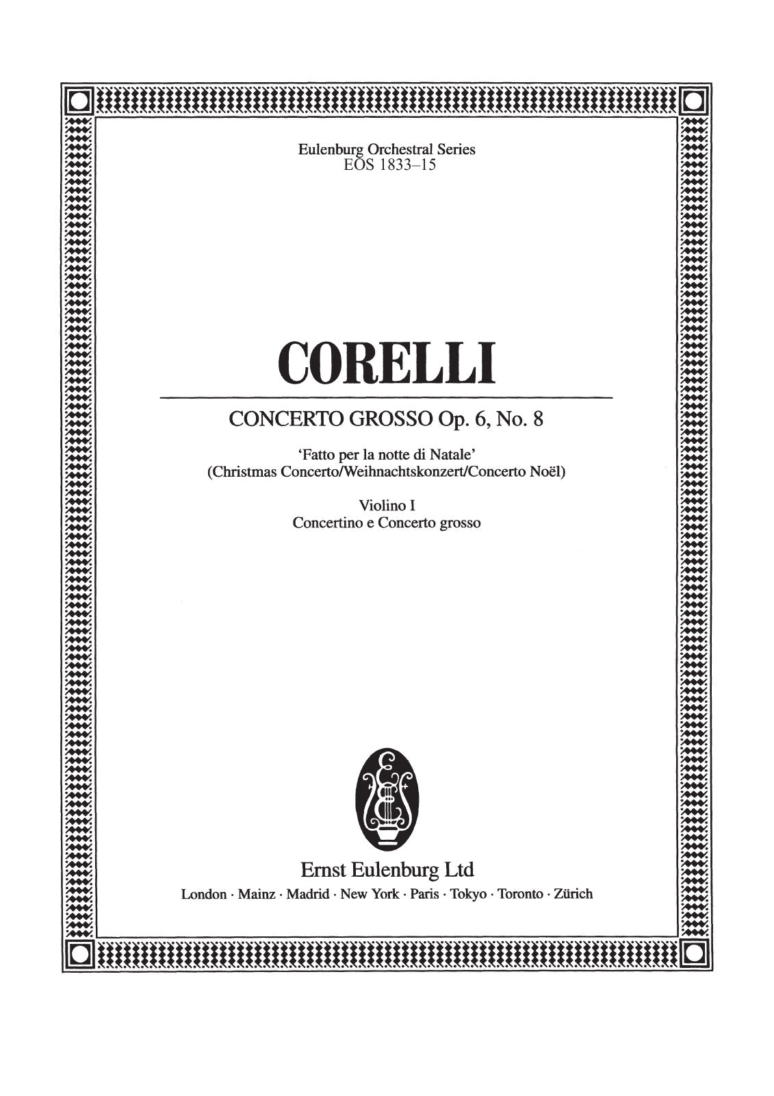 Corelli: Concerto grosso in G Minor, Op. 6, No. 8