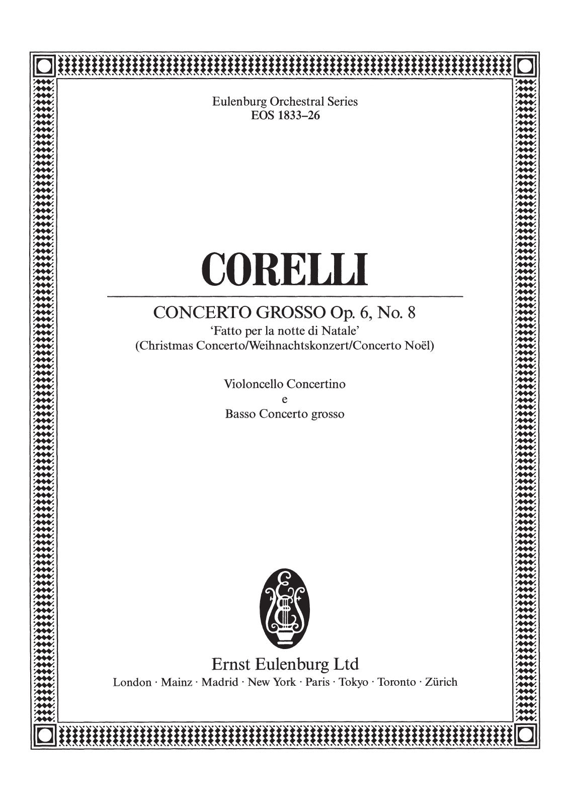 Corelli: Concerto grosso in G Minor, Op. 6, No. 8