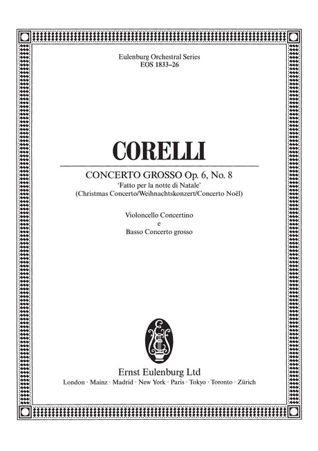 Corelli: Concerto grosso in G Minor, Op. 6, No. 8