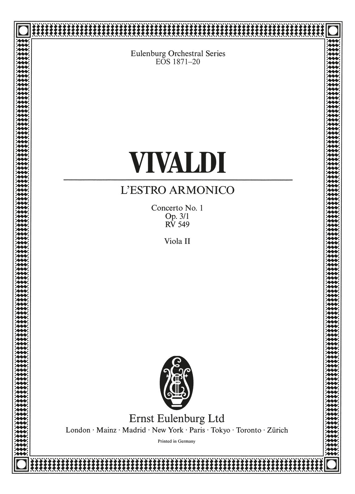 Vivaldi: L'Estro Armonico, RV 578, Op. 3, No. 2