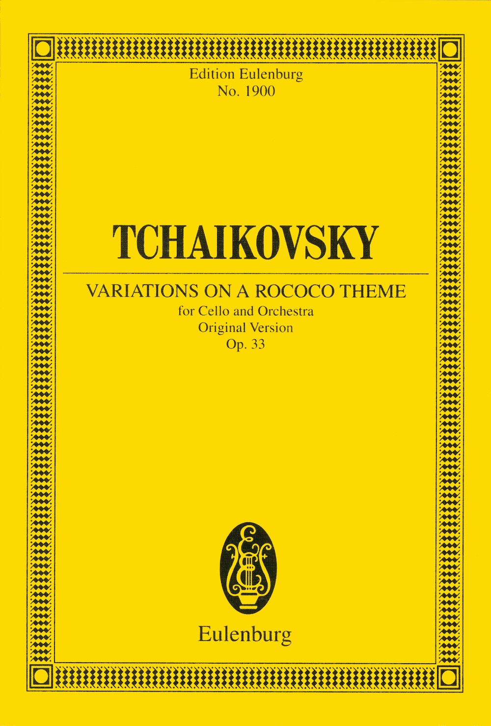 Tchaikovsky: Variations on a Rococo Theme, Op. 33