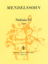 Mendelssohn: Sinfonia No. 3 in E Minor, MWV N 3