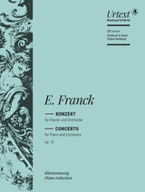 E. Franck: Piano Concerto in D Minor, Op. 13