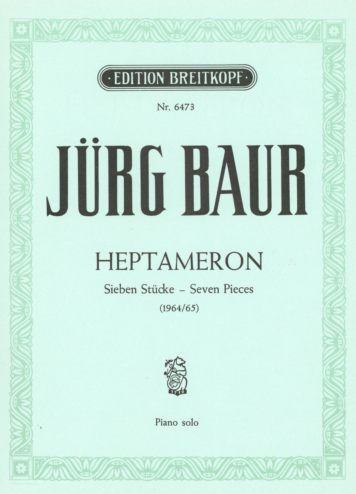 Baur: Heptameron