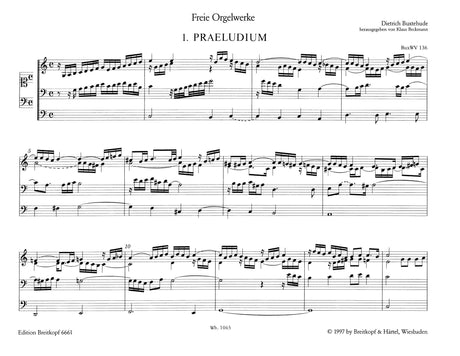 Buxtehude: 18 Preludes, BuxWV 136-153