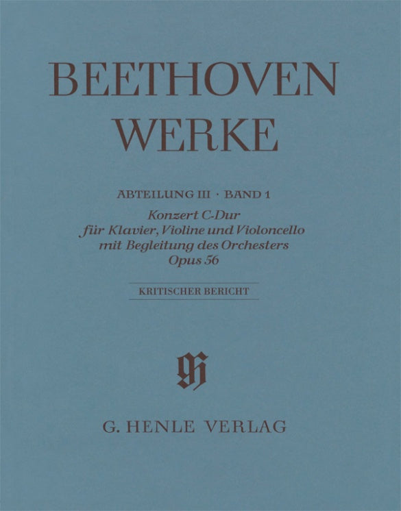 Beethoven: Triple Concerto in C Major, Op. 56