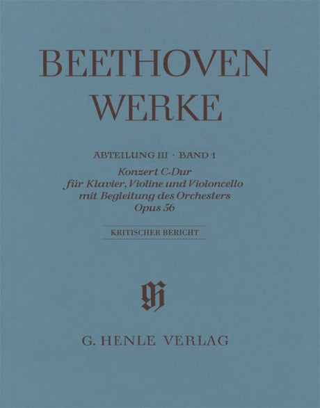 Beethoven: Triple Concerto in C Major, Op. 56