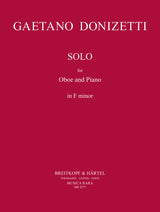 Donizetti: Solo for Oboe and Piano in F Minor