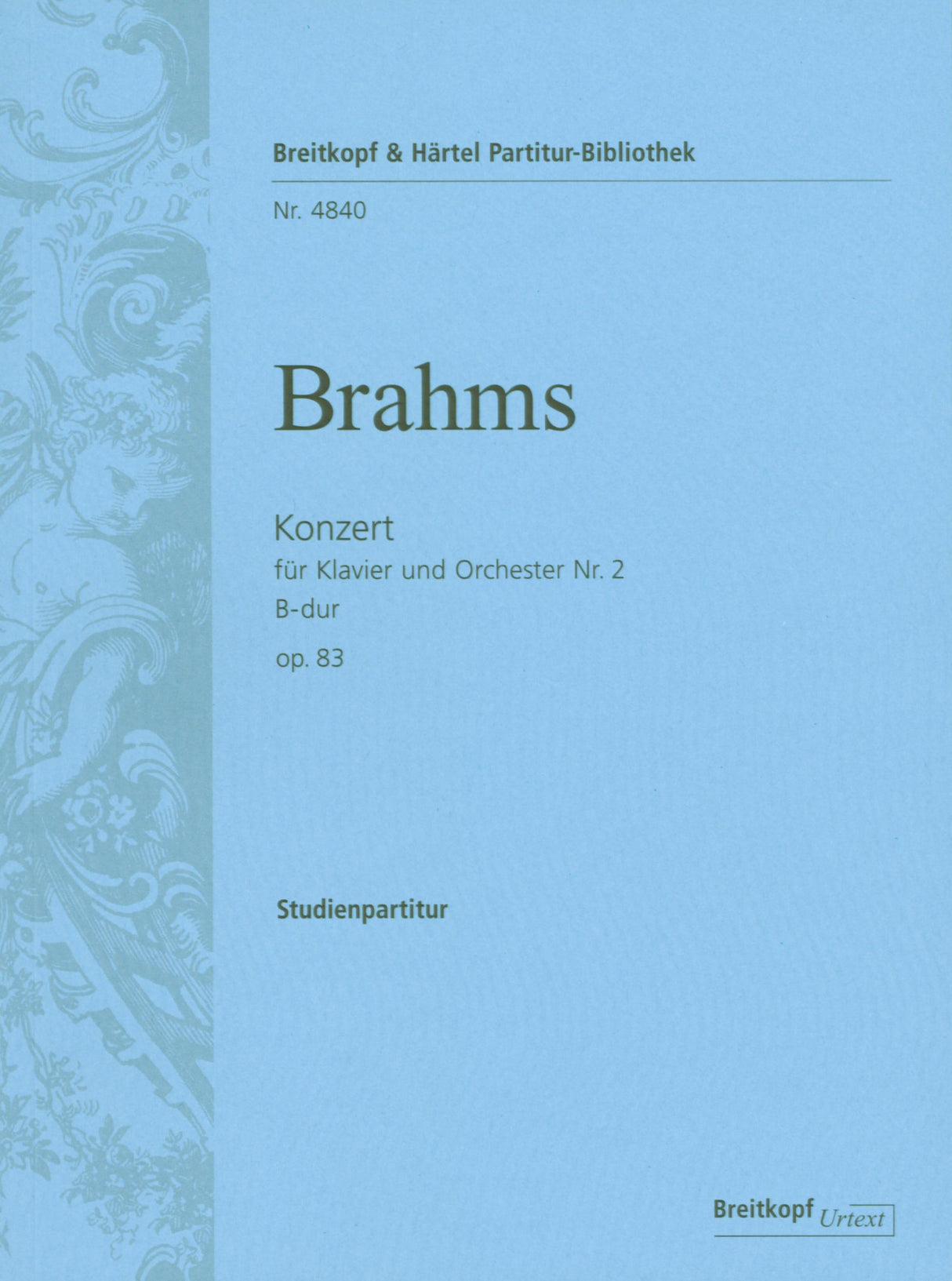 Brahms: Piano Concerto No. 2 in B-flat Major, Op. 83