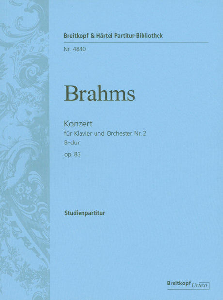 Brahms: Piano Concerto No. 2 in B-flat Major, Op. 83