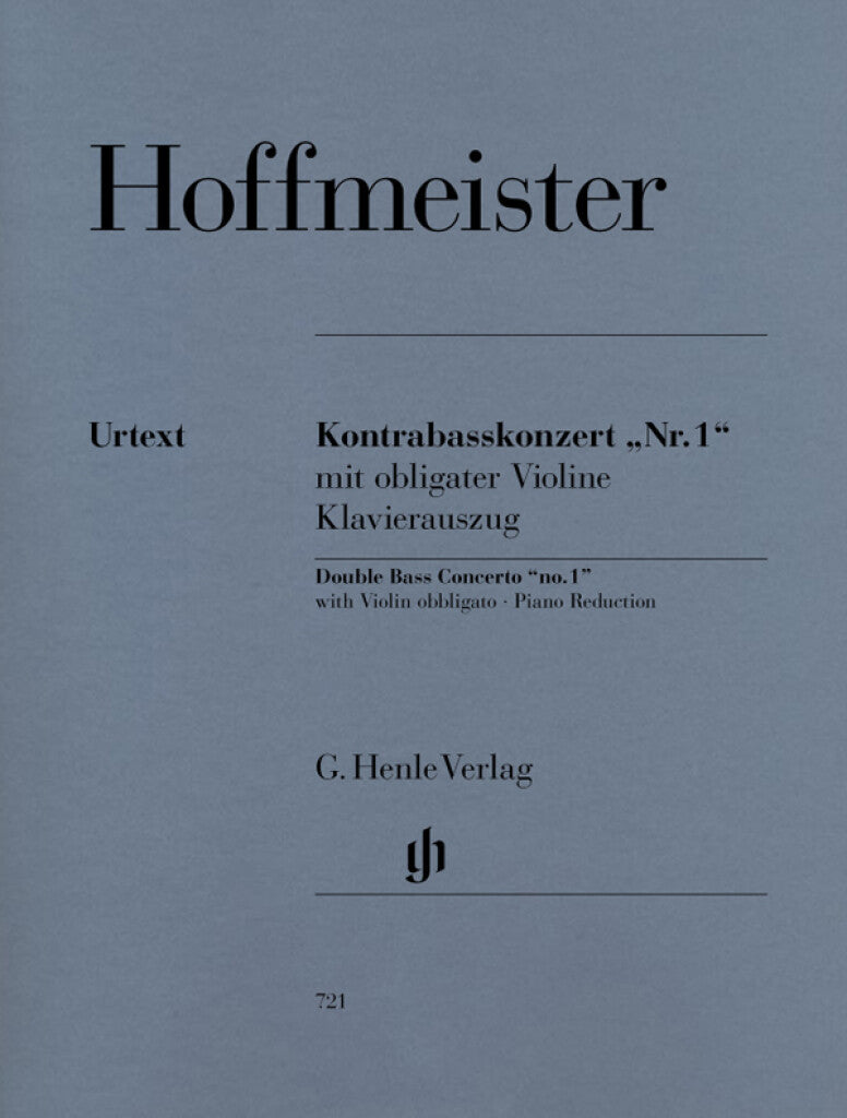 Hoffmeister: Double Bass Concerto "No. 1"